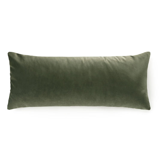 Bella Storm Velvet Long Rectangle Pillow (14x36) Made-To-Order