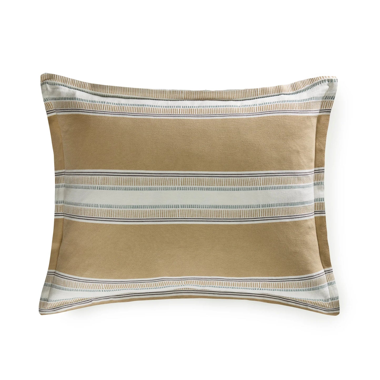 Come Monday Standard Pillow Sand and Taupe 20x26