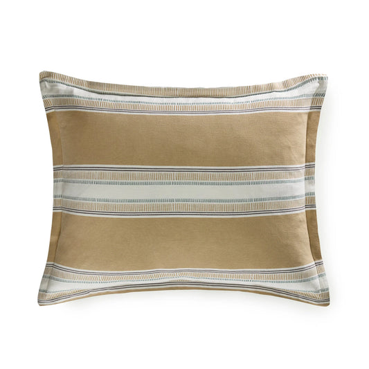 Come Monday Standard Pillow Sand and Taupe 20x26