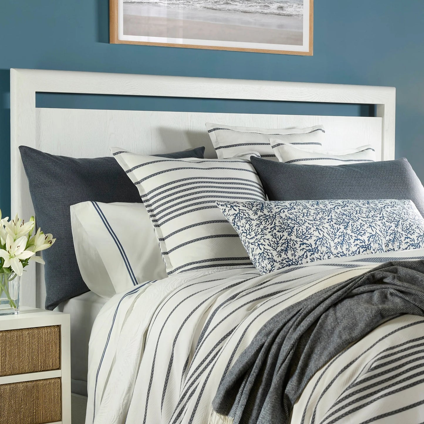 Eton Indigo Luxe Euro Pillow- Made-To-Order