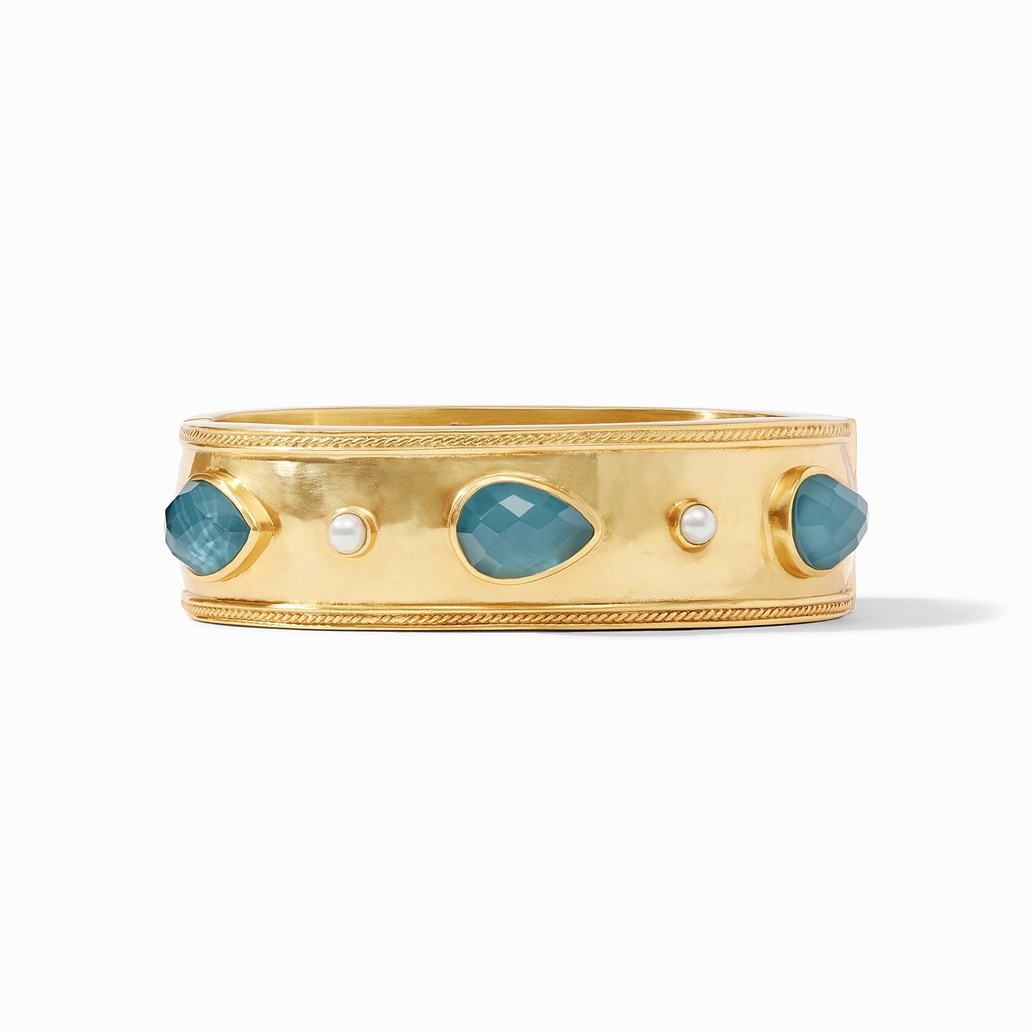 Cannes Stone Statement Hinge Bangle