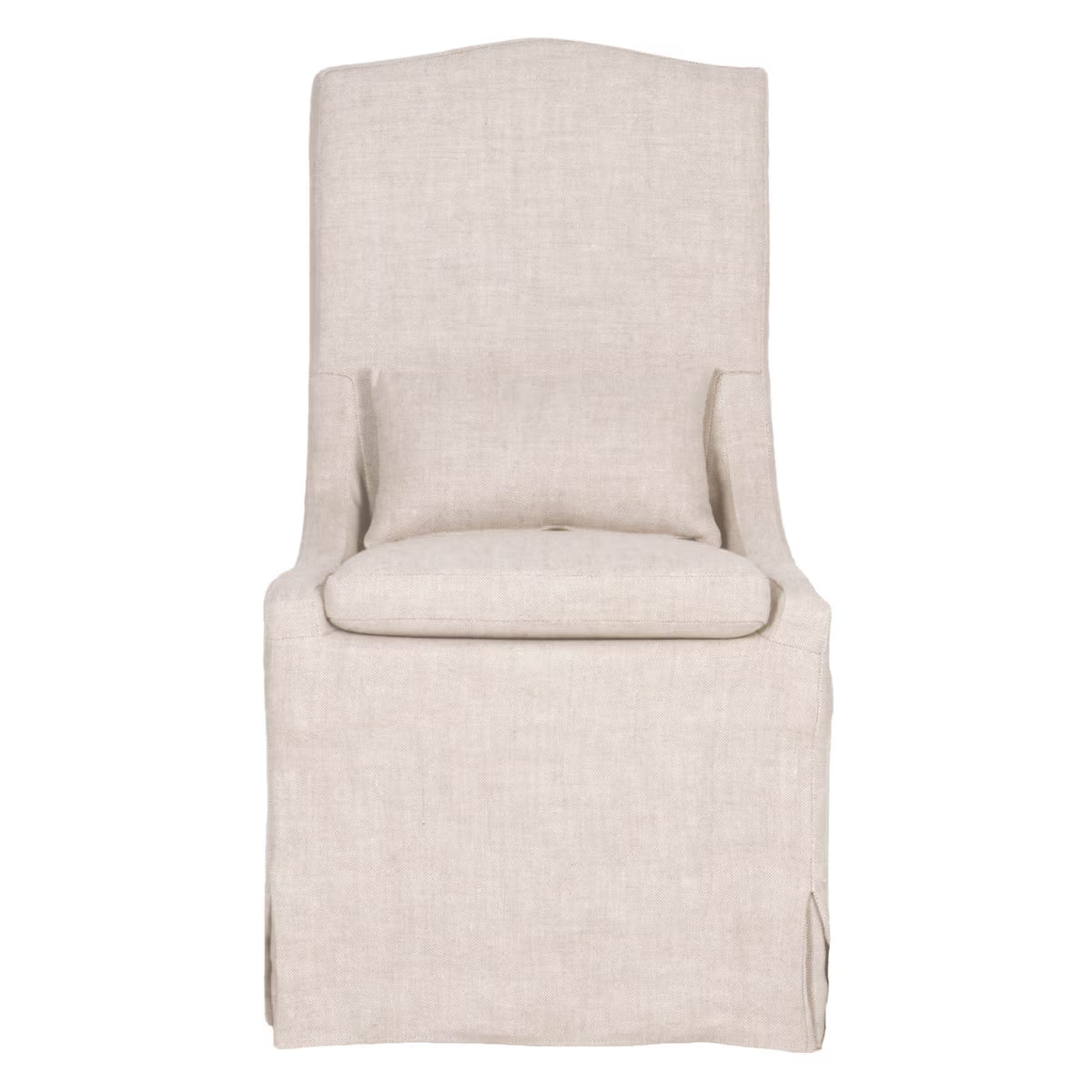 Celeste Slipcover dining chair in Bisque