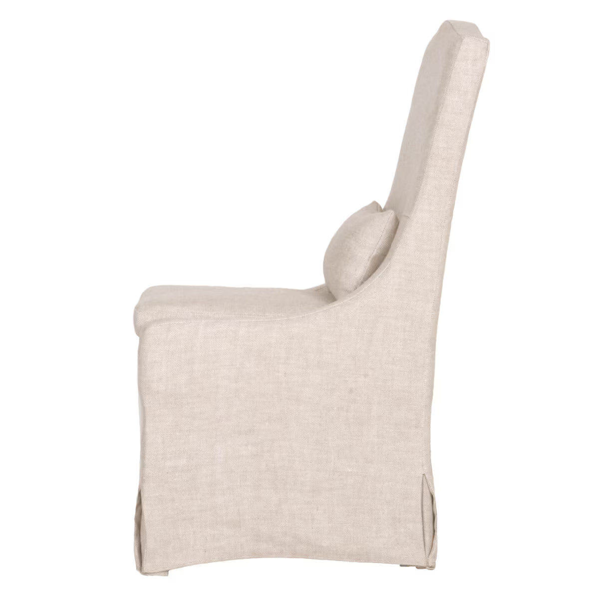 Celeste Slipcover dining chair in Bisque