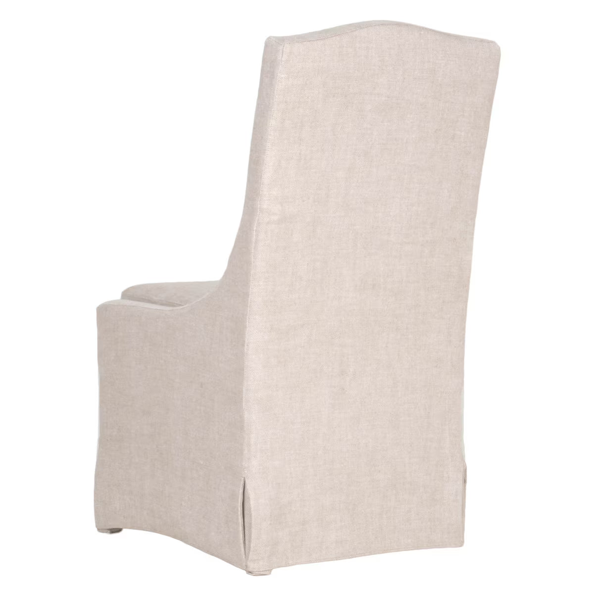 Celeste Slipcover dining chair in Bisque