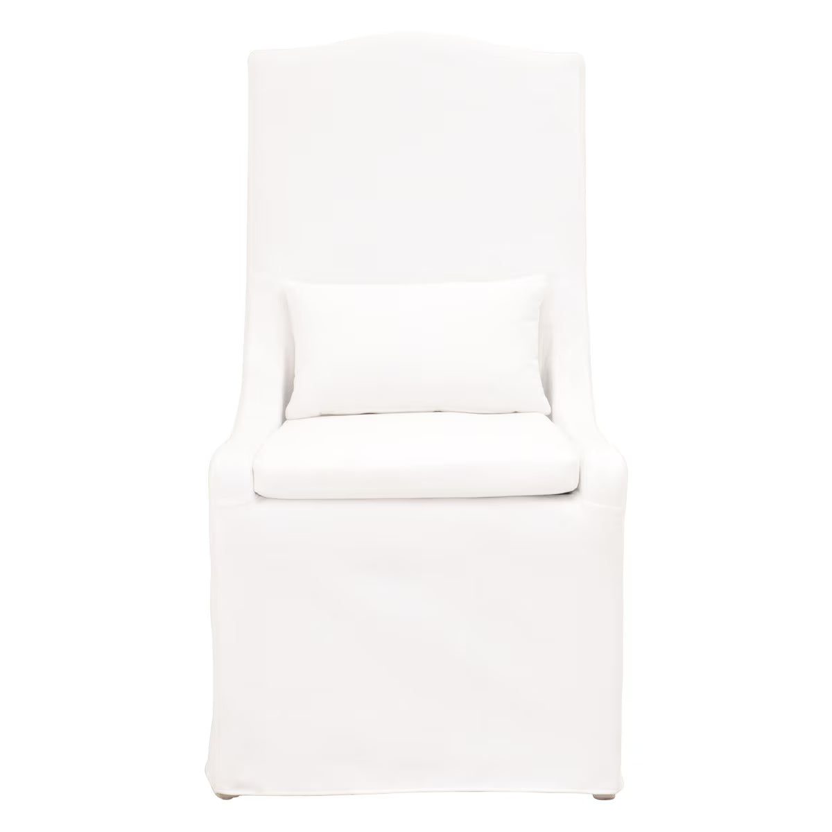 Celeste Slipcover dining chair in Pearl