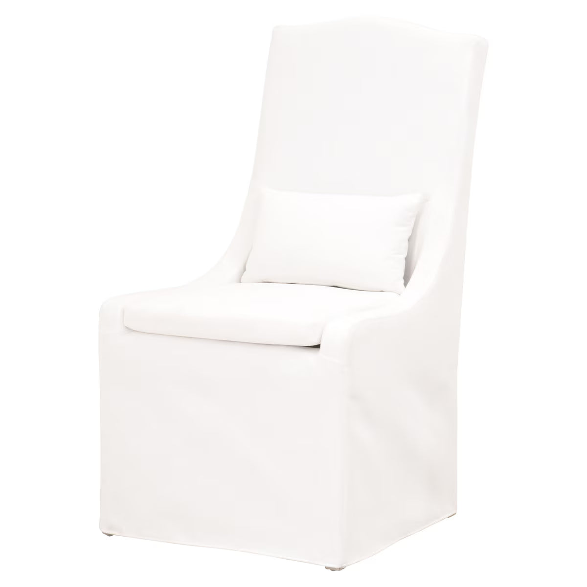 Celeste Slipcover dining chair in Pearl