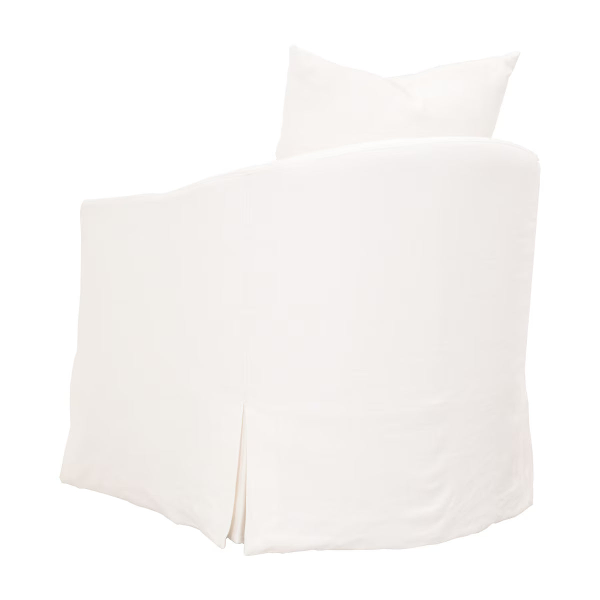 Faye Slipcover Swivel Club Chair