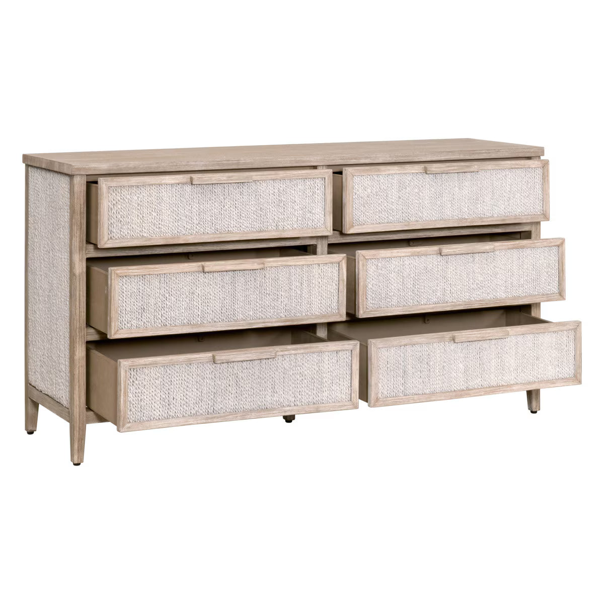Palm Beach 6 Drawer Double Dresser