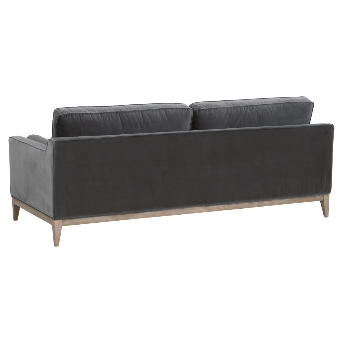 Poppy Hills Post Modern Sofa Olive Velvet