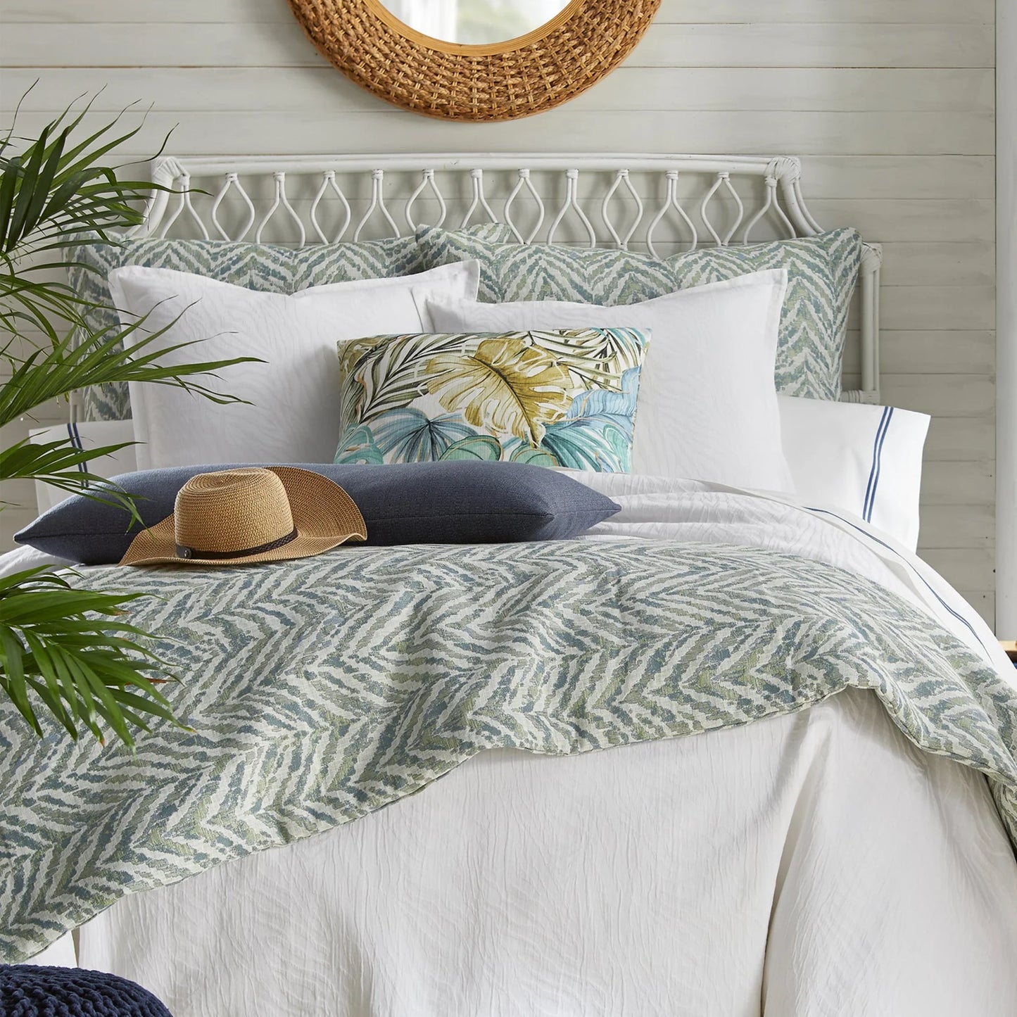 Eton Indigo Medium Rectangle Pillow- Made-To-Order