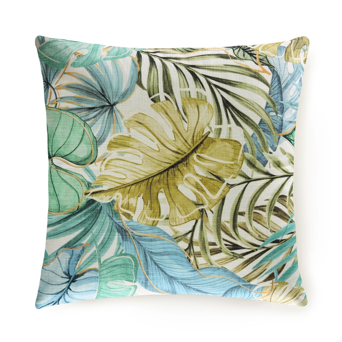 Eden Capri Printed Cotton Square Pillow (24x24) Made-To-Order