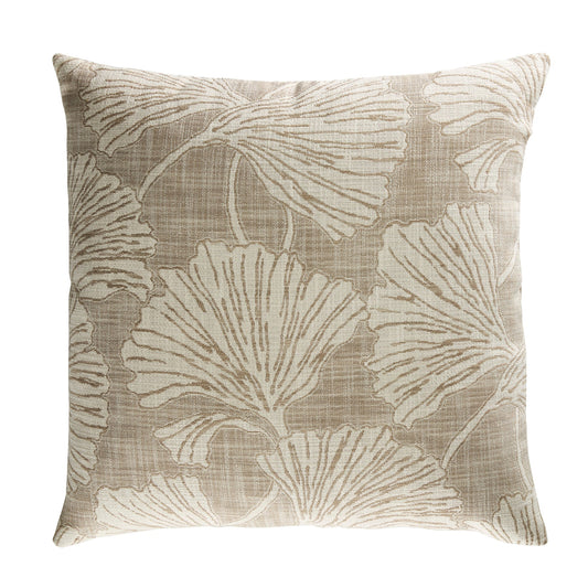 Florus Pebble Woven Chenille Square Pillow- Made-To-Order